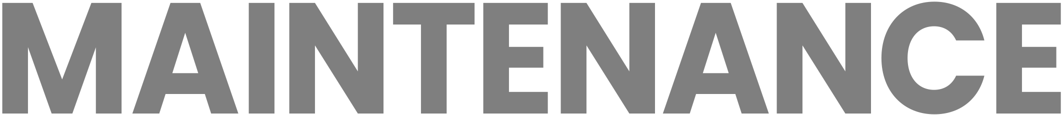MAINTENANCE