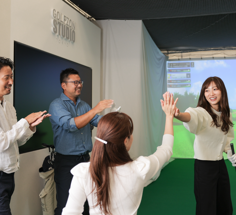 SNSでゴルフ仲間と楽しみたい方イメージ