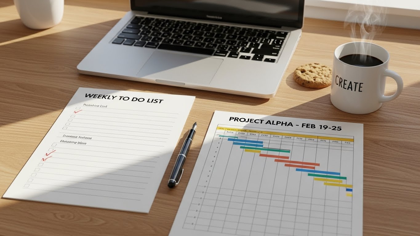 ゴルフコンペの幹事のやることリストとスケジュール表イメージ