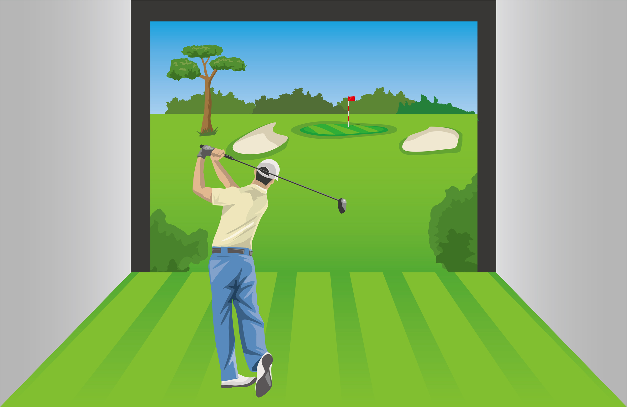 シミュレーションゴルフイメージ画像