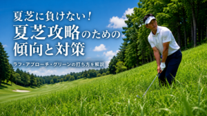 夏芝に負けない！夏芝攻略のための傾向と対策（ラフ・アプローチ・グリーンの打ち方を解説）